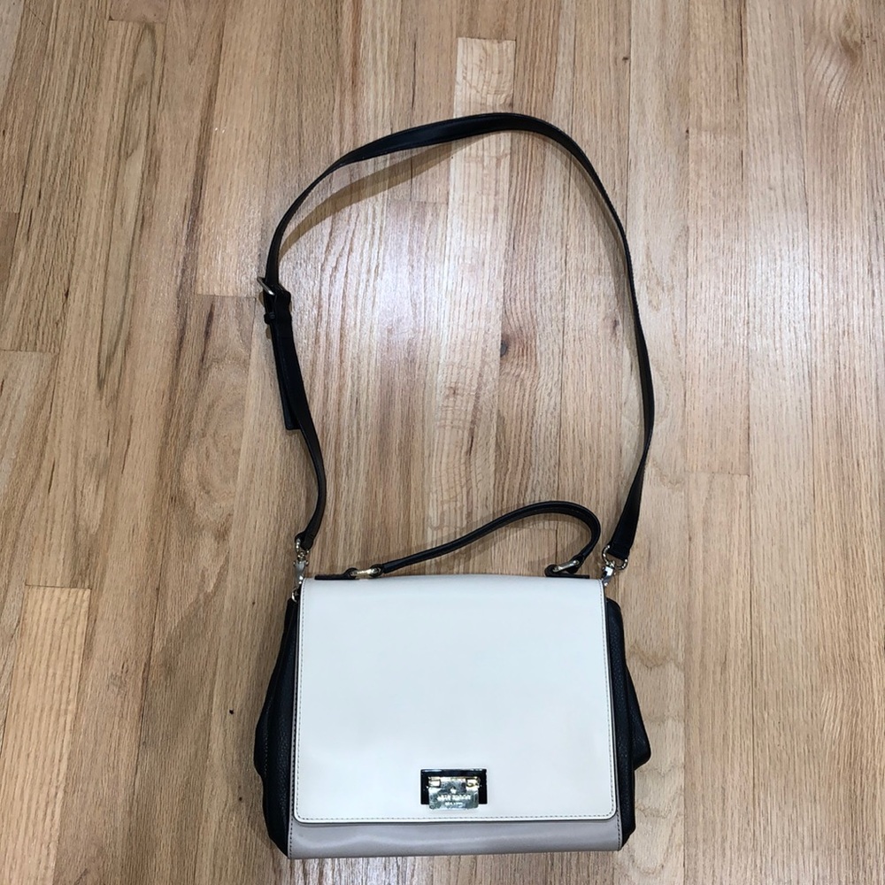 Kate Spade Beige and Black cross body bag